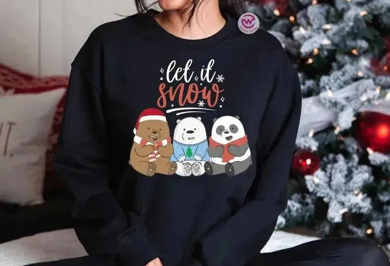 Adult Hoodies - Christmas - 3 BEARS