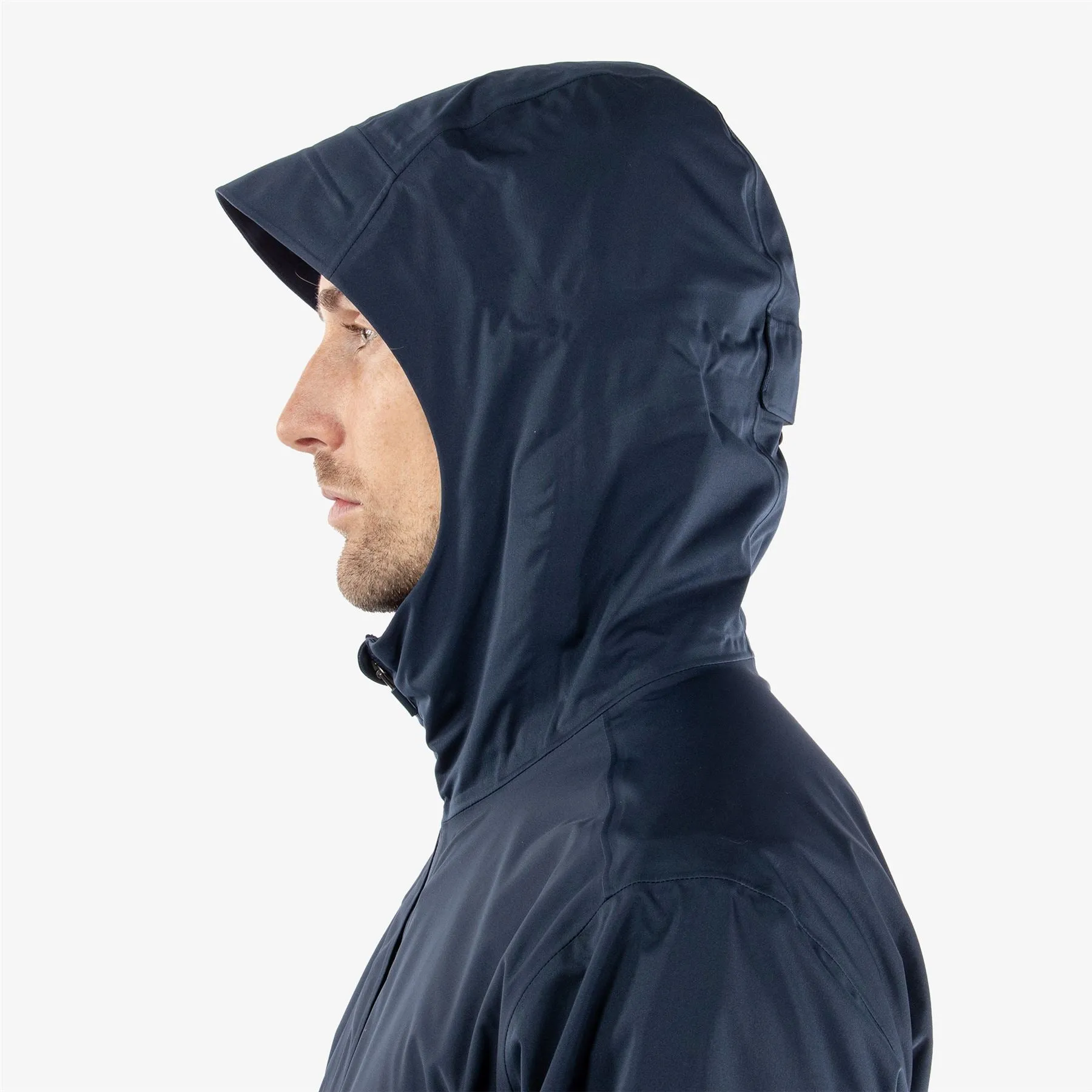 Amos Gore-Tex Full Zip Hooded Waterproof Jacket Navy - AW24