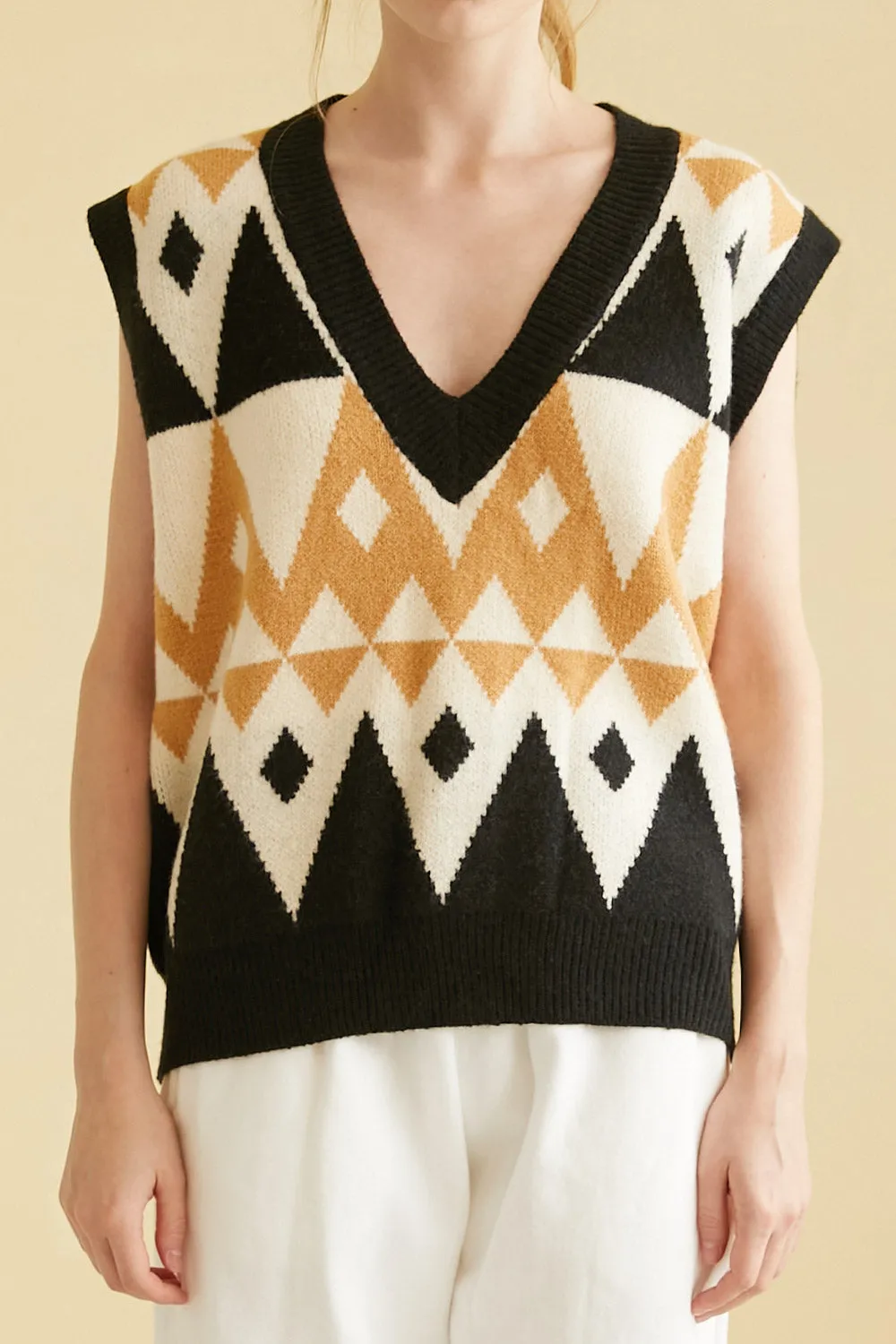 Arden Oversize Sweater Vest