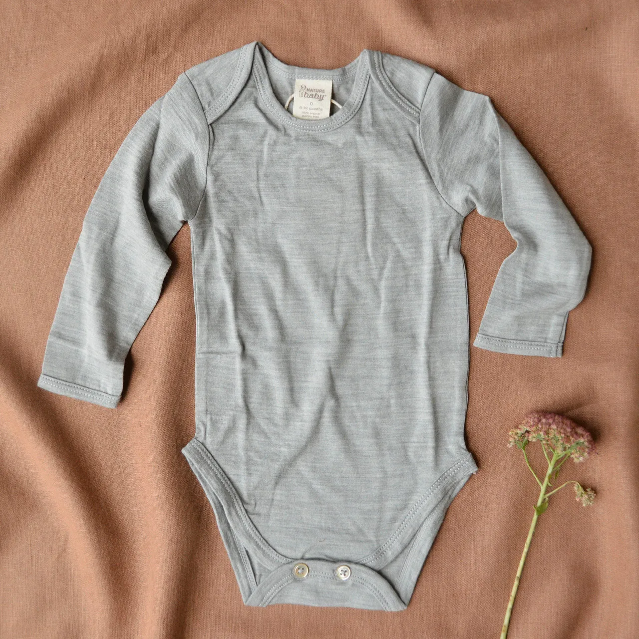 Baby Body Longsleeve 100% Organic Merino (0-2y)