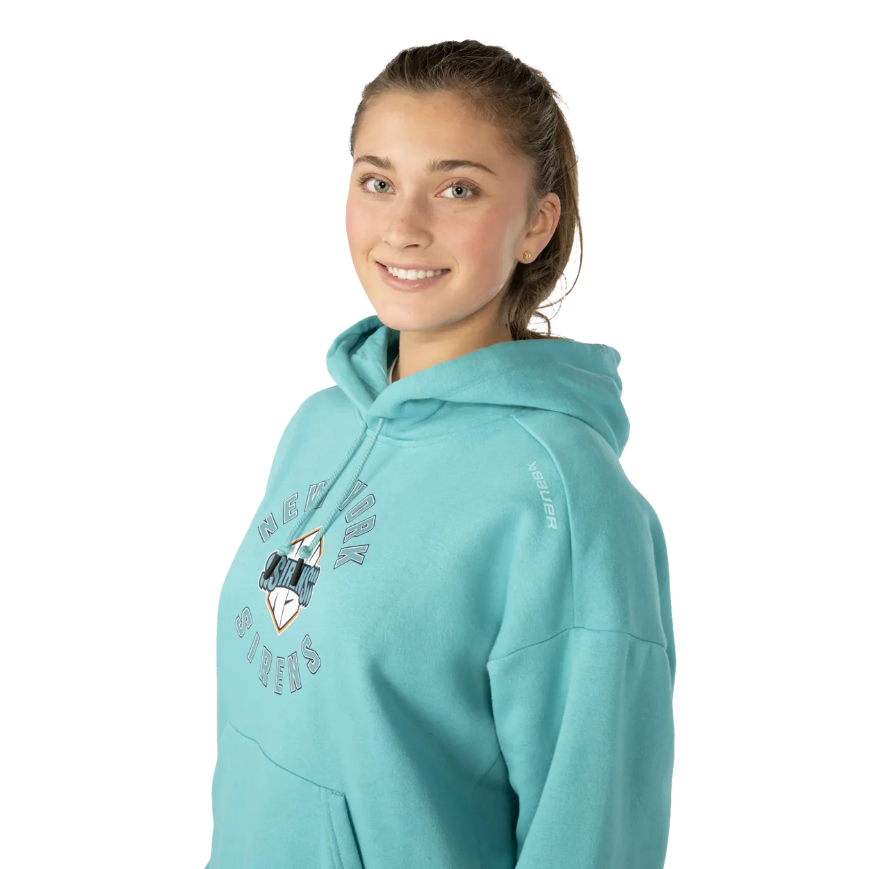 BAUER PWHL TEAM ULTIMATE HOODIE WOMENS NEW YORK SIRENS