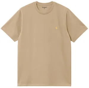 Carhartt WIP Mens Chase T Shirt Sable