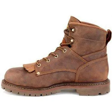 Carolina Men's 28 Series 6” Waterproof Grizzly Work Boot - Brown - CA7028