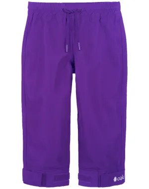 Children's Fleece-lined Rain/Snow Pants, Purple