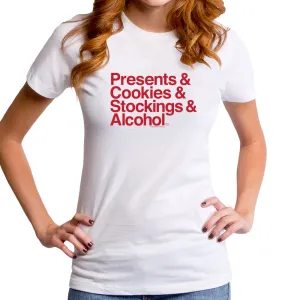 Christmas Presents And Women's T-Shirt