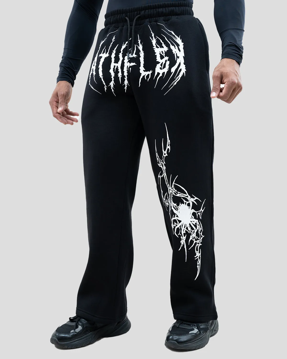 Dark Flex Straight Pants