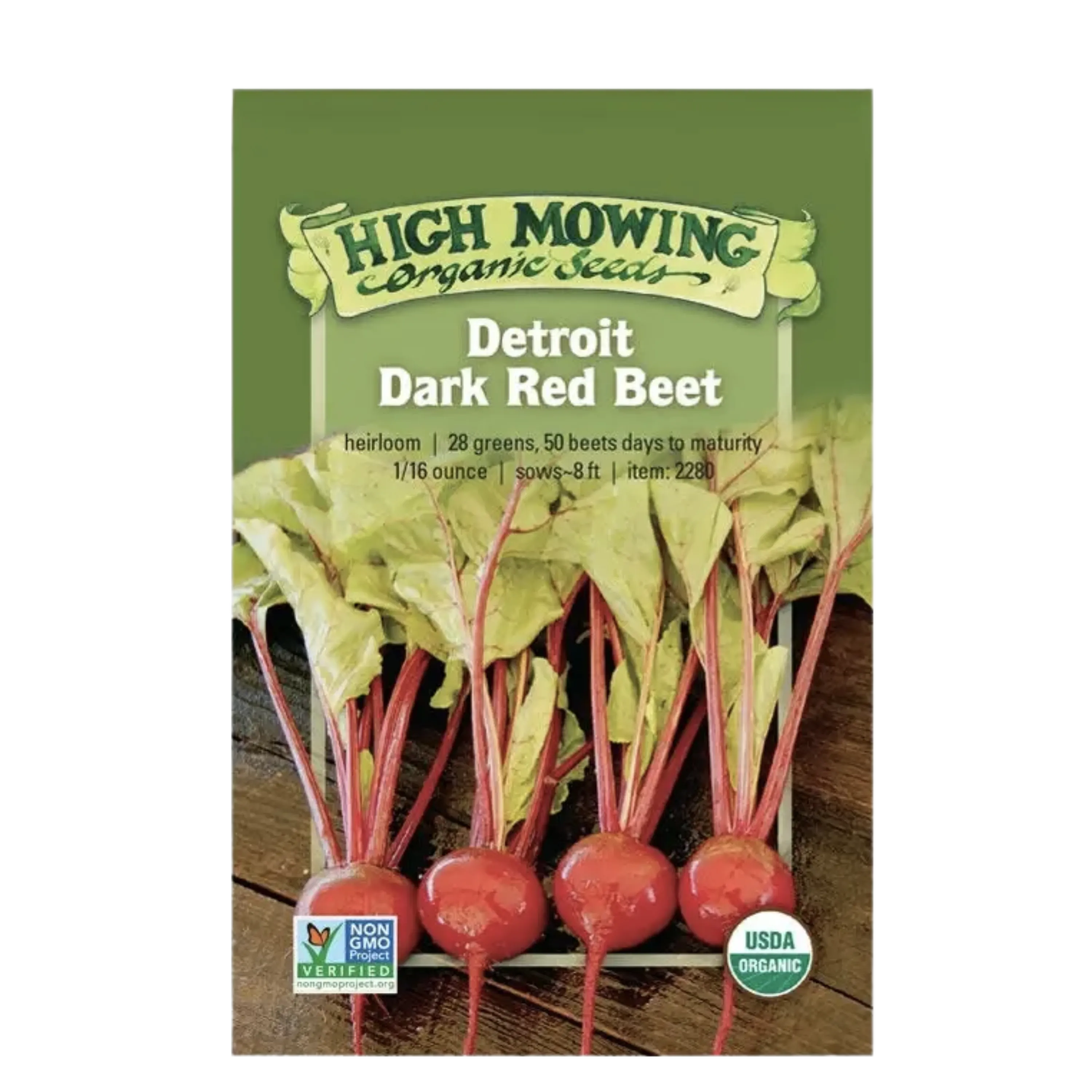 Detriot Dark Red Beet: 1/16 ounce