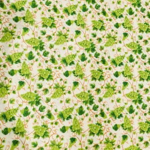 Fabric Quilt Fresh Harvest Green Grapes Cotton Prints