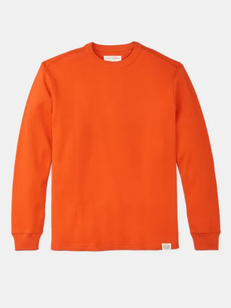 FILSON WAFFLE KNIT THERMAL CREWNECK