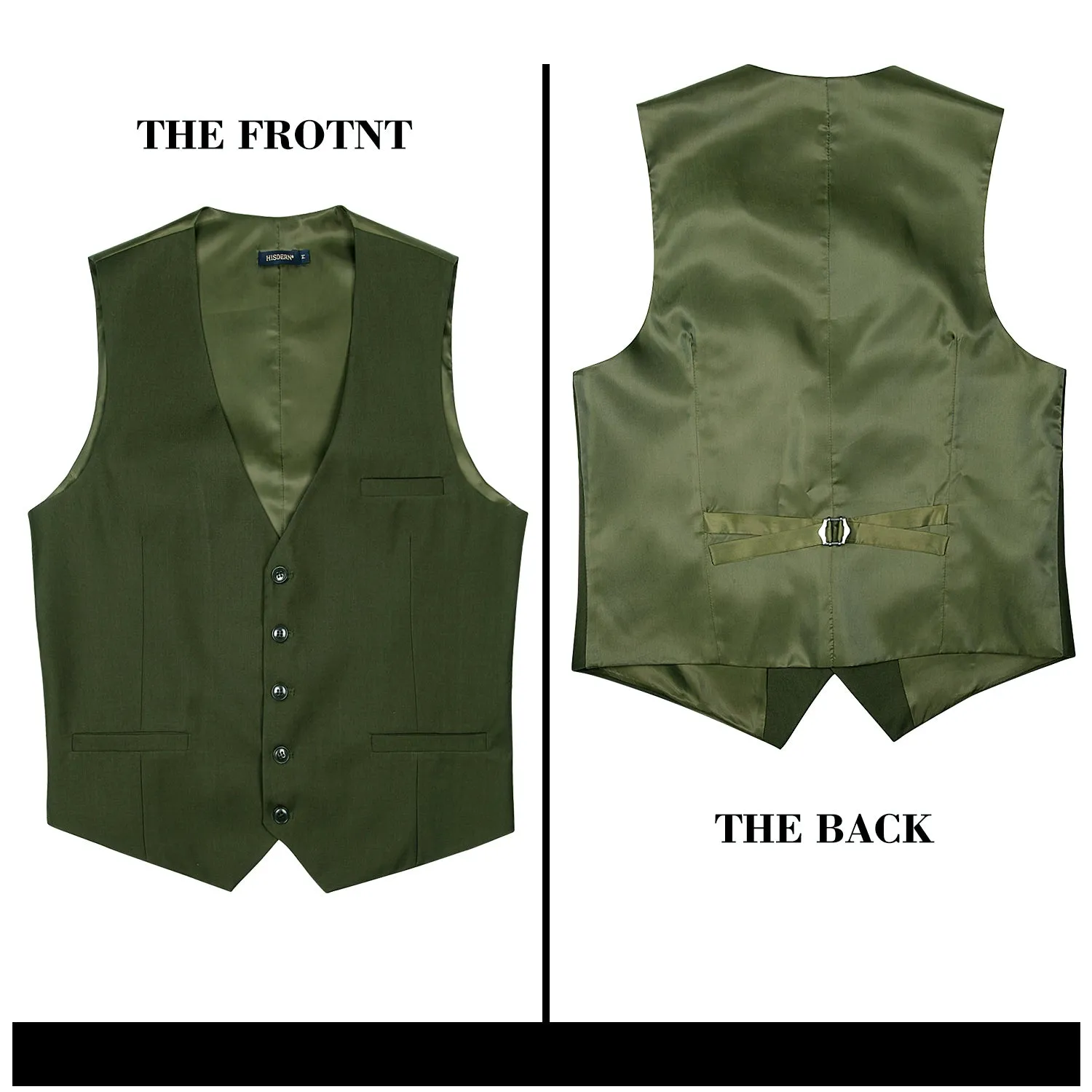 Formal Suit Vest - GREEN