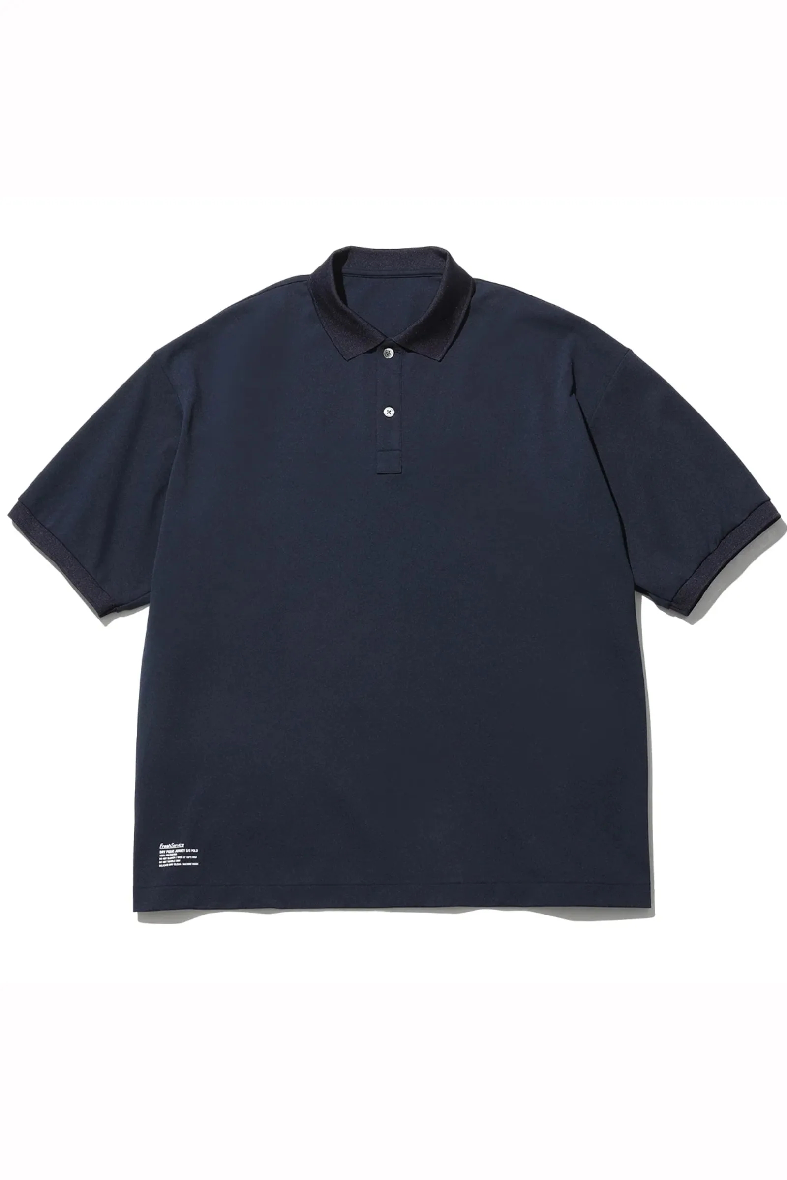 Fresh Service / DRY PIQUE JERSEY S/S POLO - Navy