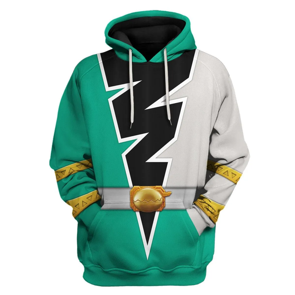 Gearhomie Green Izzy Garcia Ranger Dino Fury Hoodies Sweatshirt T-Shirt Zip Hoodies Sweatpants