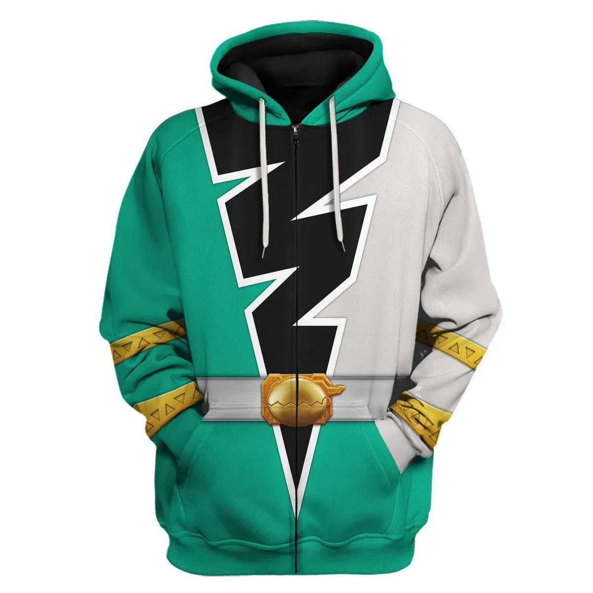 Gearhomie Green Izzy Garcia Ranger Dino Fury Hoodies Sweatshirt T-Shirt Zip Hoodies Sweatpants