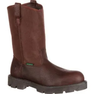 Georgia Boots: Men's Steel Toe G111 Waterproof EH Wellington Work Boots