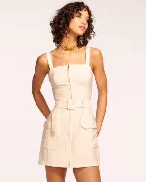 Georgia Sleeveless Belted Mini Dress