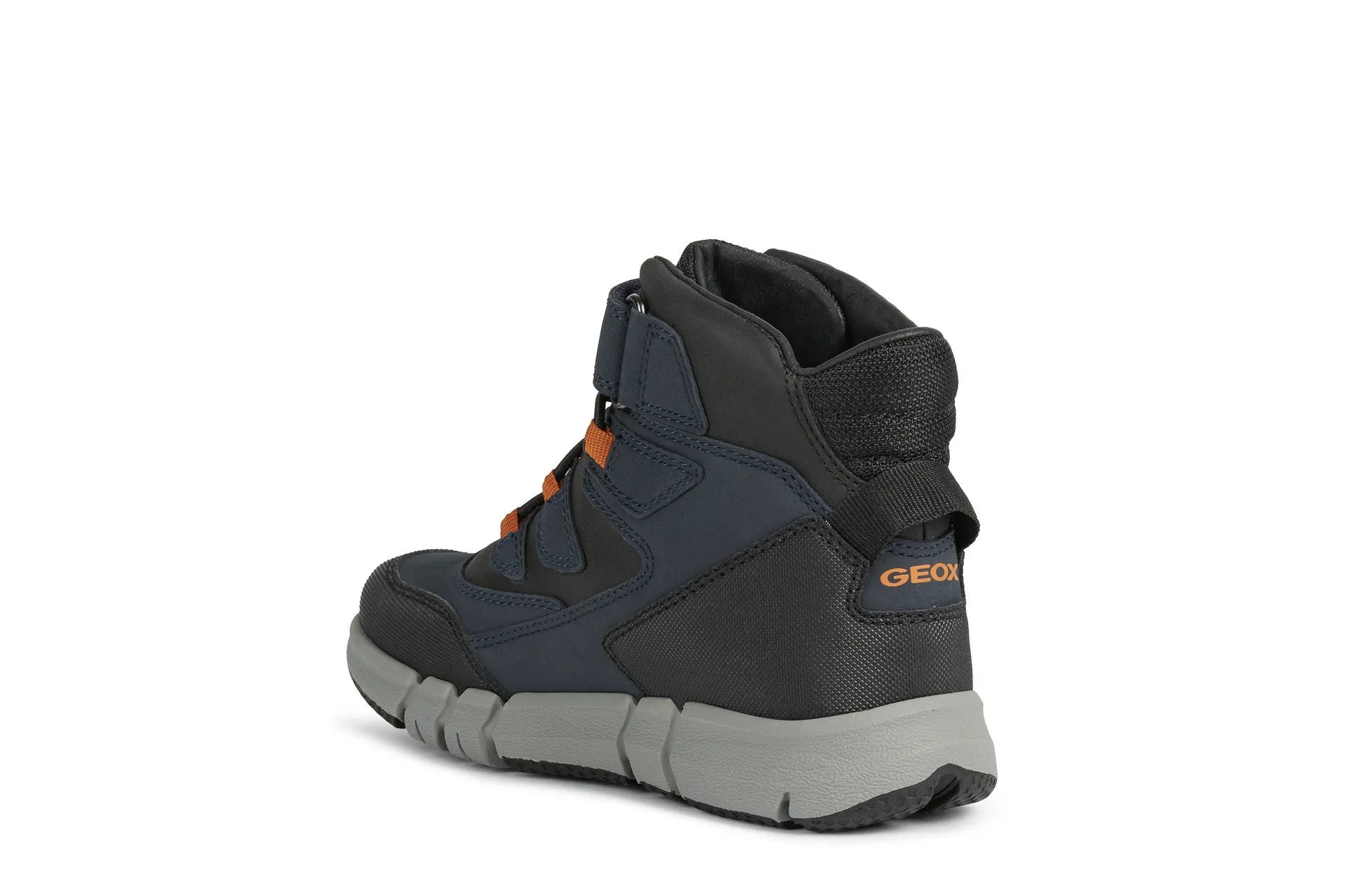 Geox Flexyper Boys Navy Grey Waterproof Boot