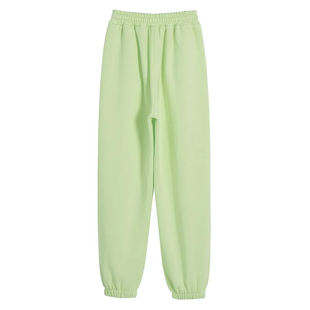 High Waisted Lounge Cotton Sweatpants