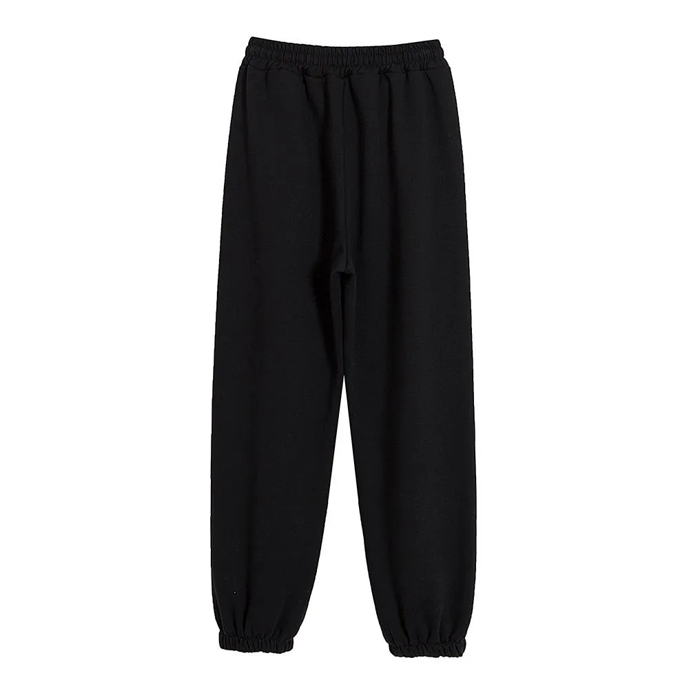 High Waisted Lounge Cotton Sweatpants