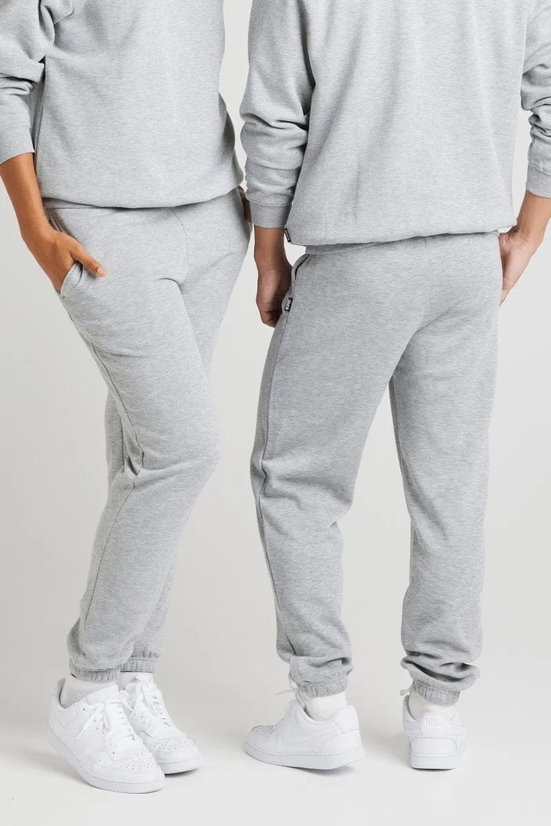 INSPORT UNISEX ALASKA GREY ELASTIC LEG TRACKPANTS