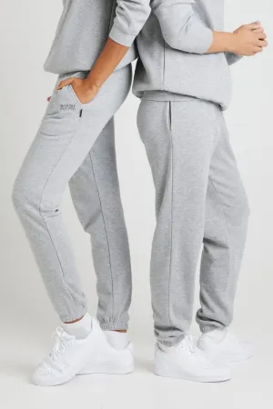 INSPORT UNISEX ALASKA GREY ELASTIC LEG TRACKPANTS