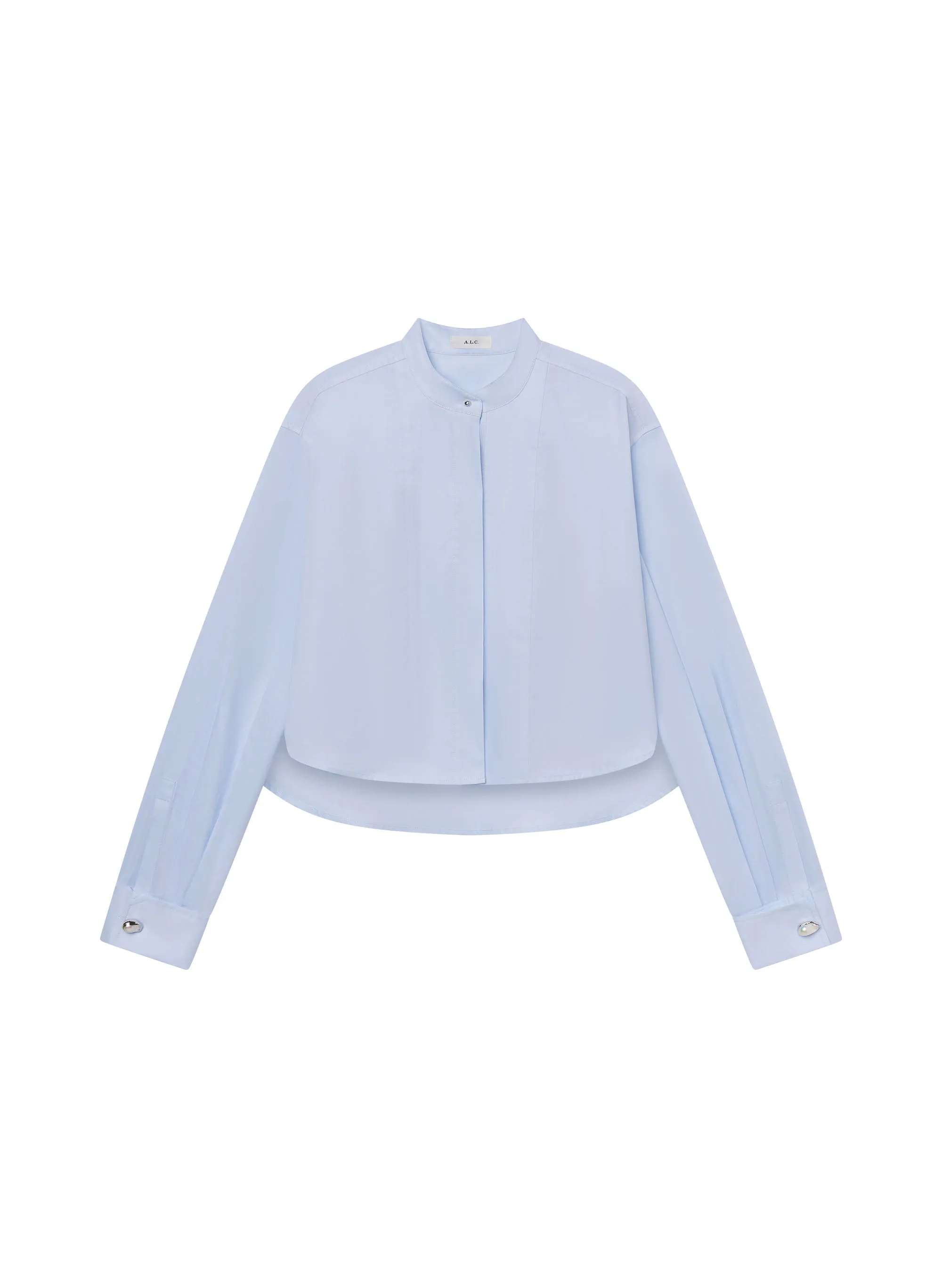 Kat Cropped Cotton Shirt