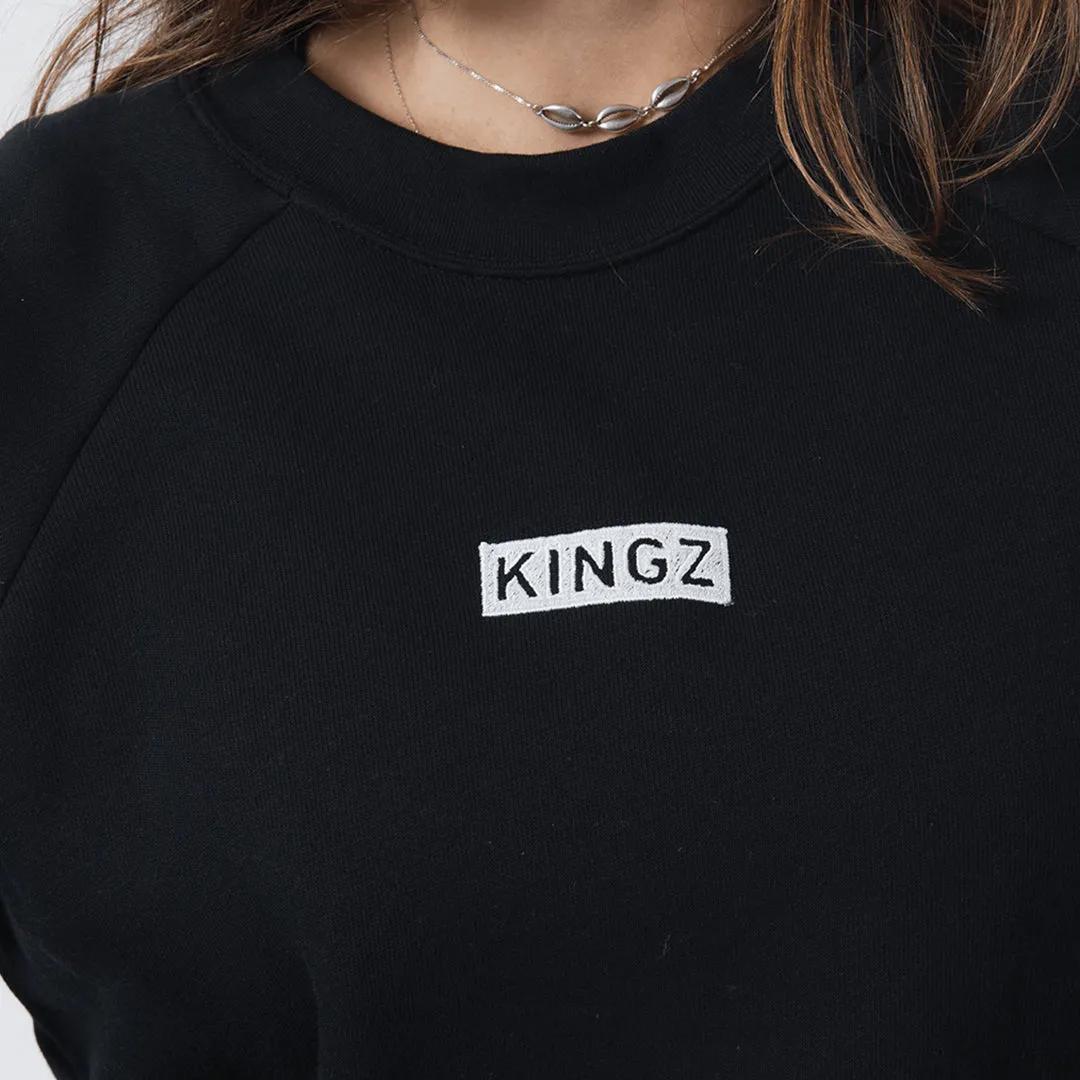 Kingz Slant Women's Crop Sweater