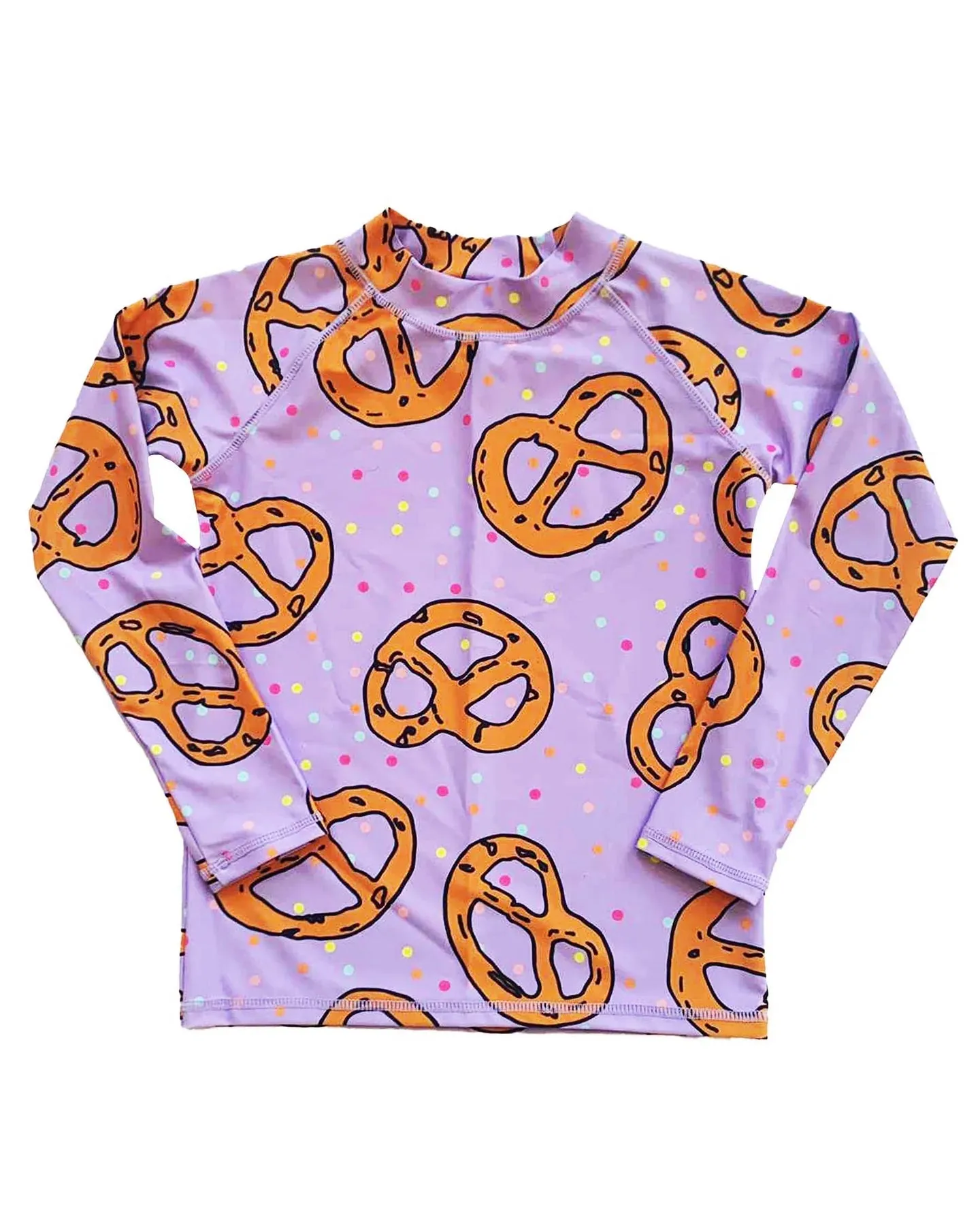 Kip & Co Pretzels Lilac Rash Vest