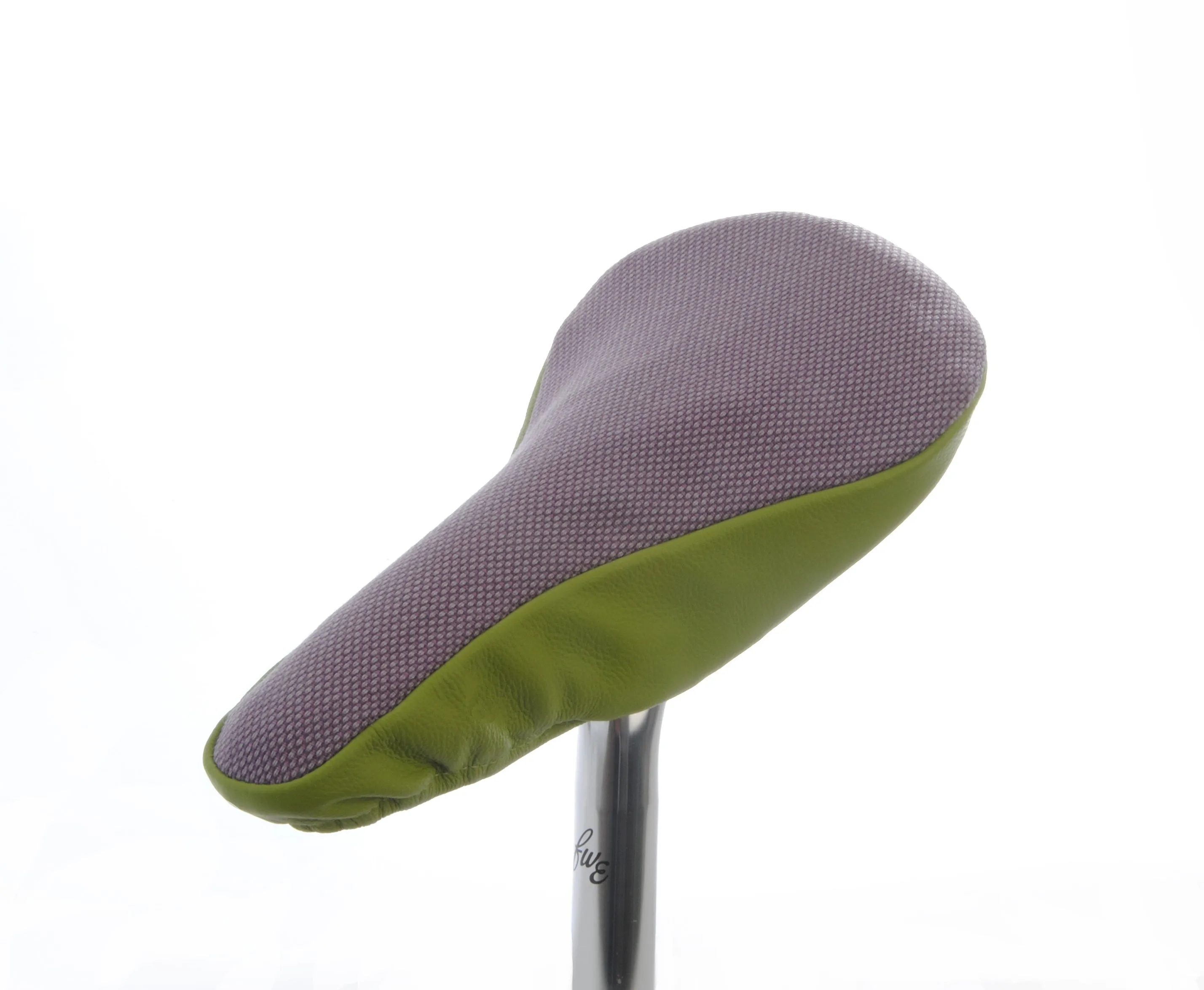 Lavender & Lime II Upcycled Saddle Cover