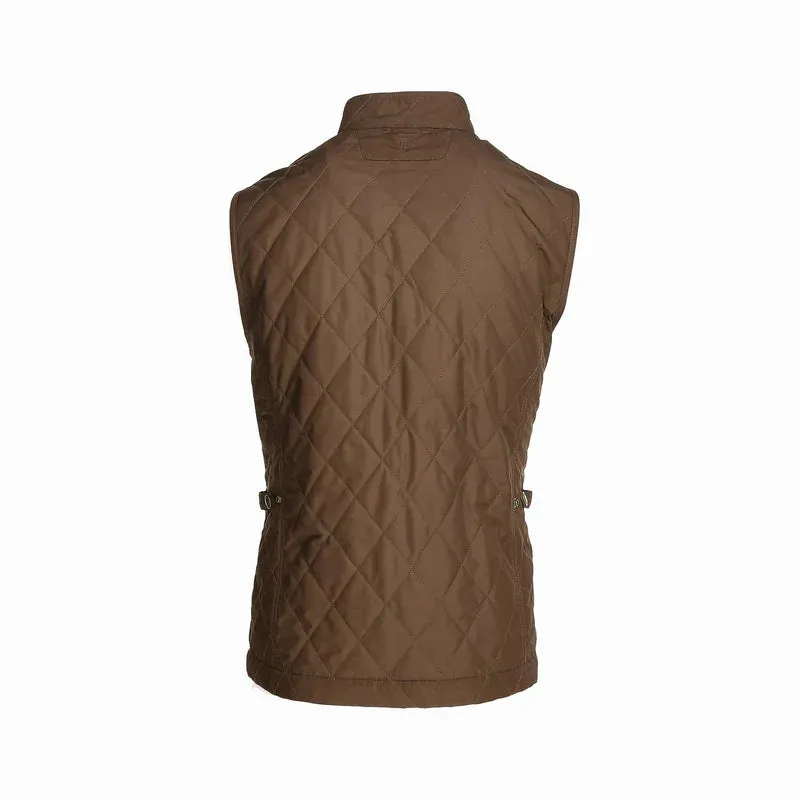 Loudoun Quilted Vest (Rye Brown)