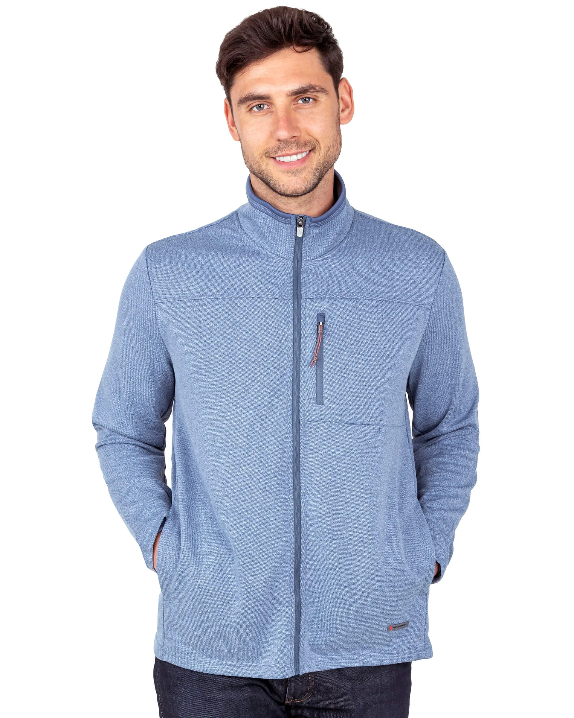 Men's FreeCycle® Double Knit Full Zip Fleece Jacket