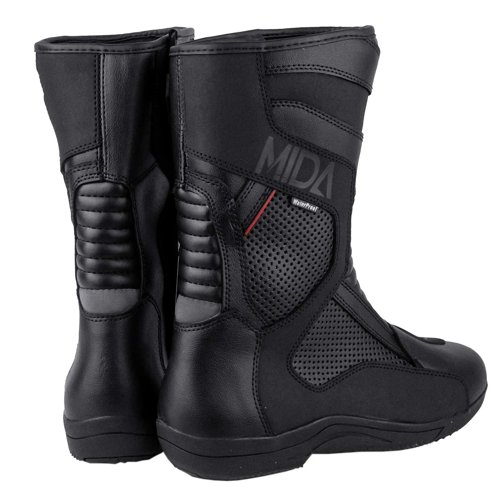 MIDA Leather Waterproof Boots - Black