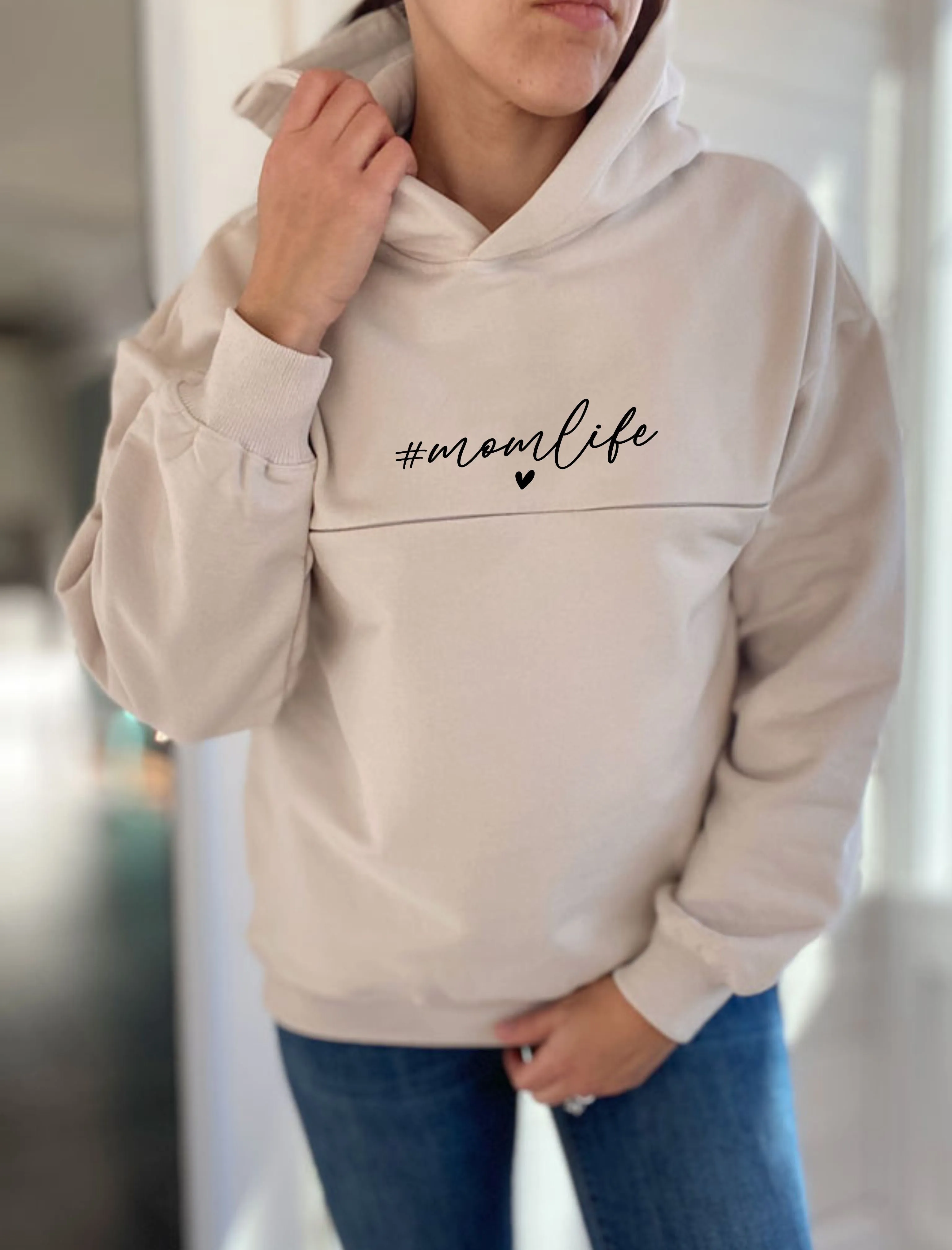 #MomLife Hooded Sweatshirt