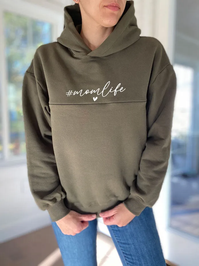 #MomLife Hooded Sweatshirt