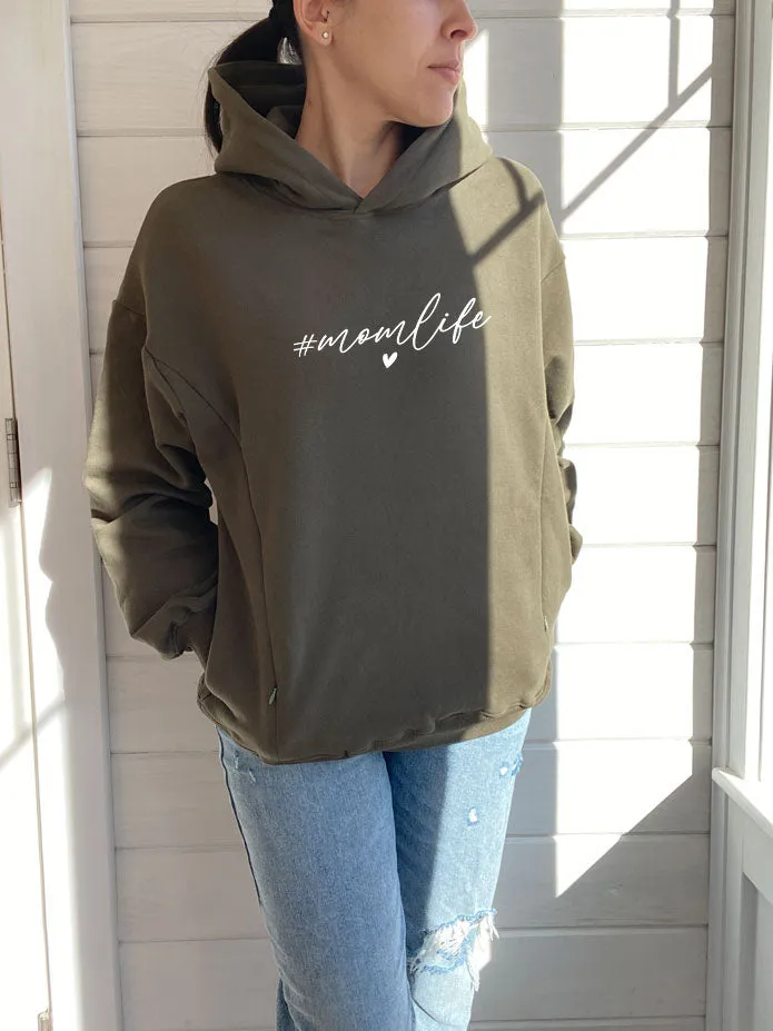 #MomLife Hooded Sweatshirt