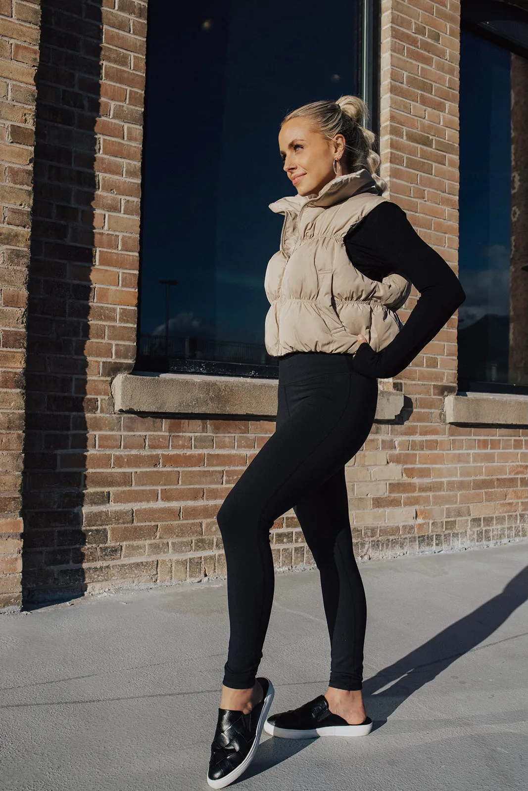 Myra Cropped Puffer Vest