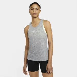 Nike Women's City Sleek Trail Tank Smoke Grey / Grey Fog / Heather