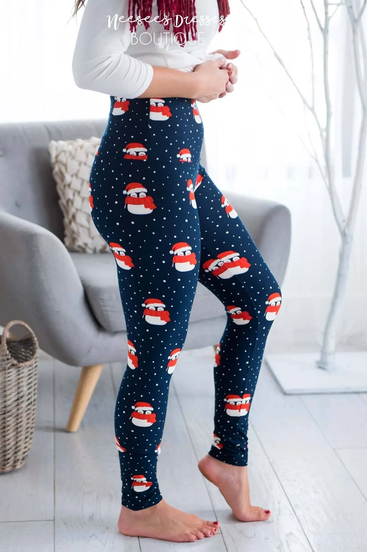 Penguin Cutie Christmas Leggings