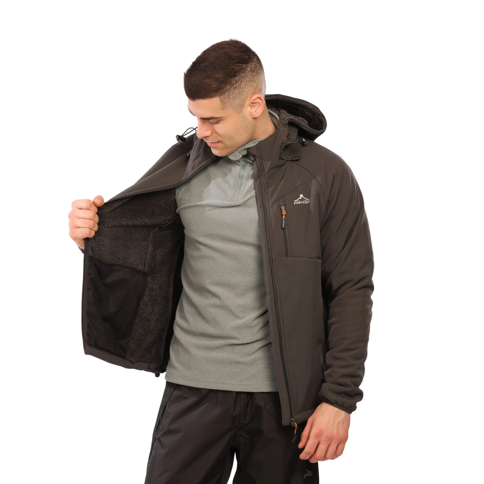 Portwest Mens Rockfleet Sherpa Softshell Jacket