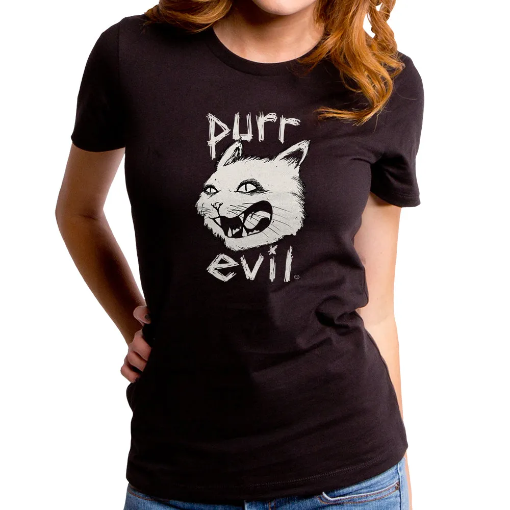 Purr Evil Women's T-Shirt