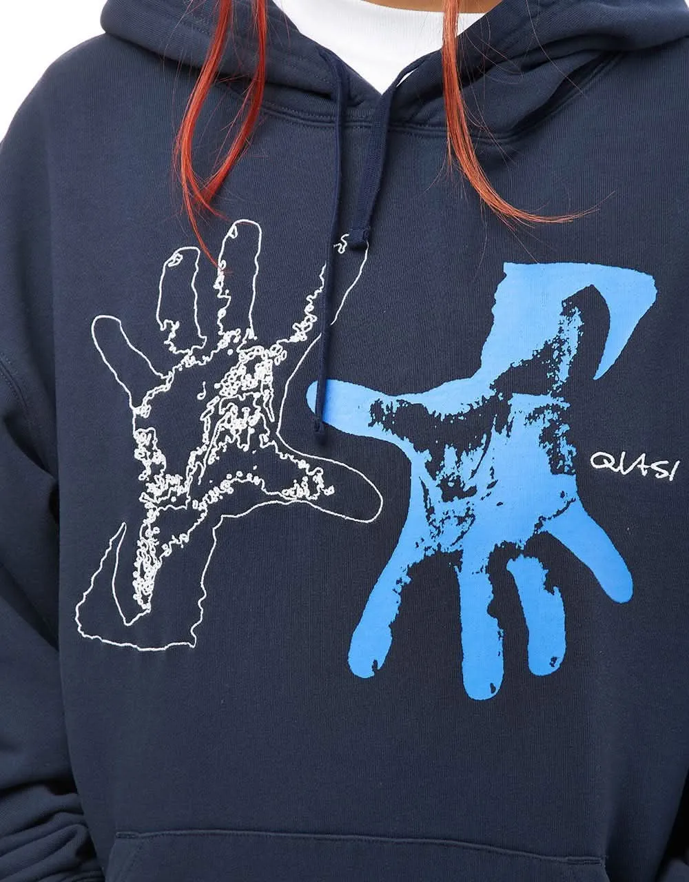 Quasi Reach Pullover Hoodie - Navy