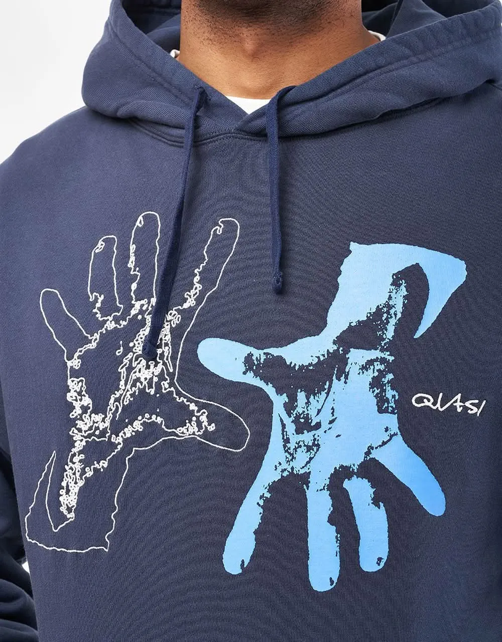 Quasi Reach Pullover Hoodie - Navy