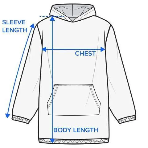 Rainbow Dreaming Wearable Blanket Hoodie