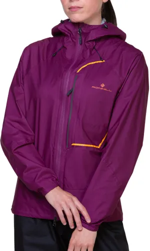 Ronhill Tech Fortify Waterproof Womens Running Jacket - Purple