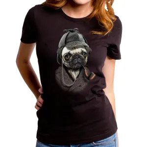 Sherlock Pug Women's T-Shirt