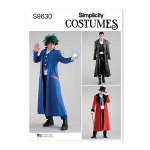 Simplicity Pattern S9630 Men's Costume Coats