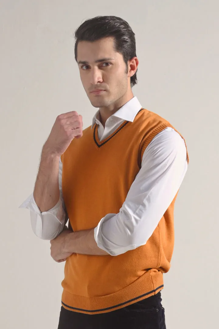 Sweater Vest - Orange