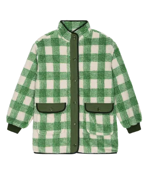 The Plush Mountaintop Coat. -- Alpine Plaid