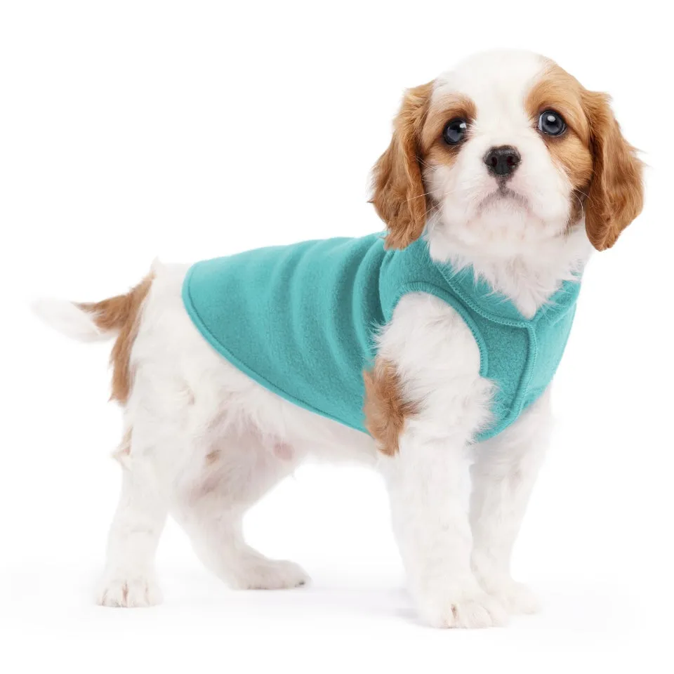 turquoise stretch fleece - small sizes