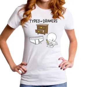 Types of Drawers Women's T-Shirt