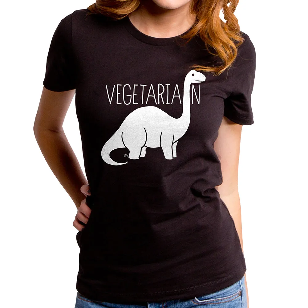 Vegetarian Cute Dino Women's T-Shirt